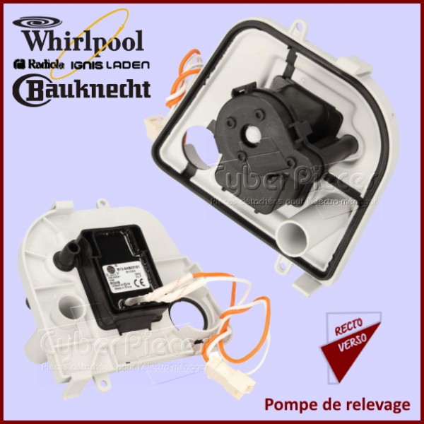 Pompe de relevage Whirlpool 481070109852 CYB-175708