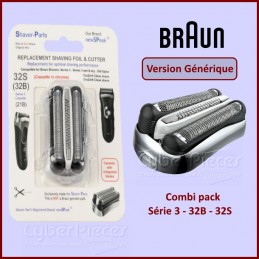 Combi pack Série 3 - 32B - 32S Braun - Version adaptable CYB-276535