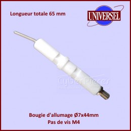 Bougie d'allumage Ø7x44mm - Pas de vis M4 CYB-409766