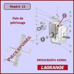 Pale de pétrissage Lagrange...