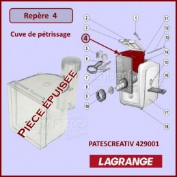 Cuve de petrissage Lagrange...