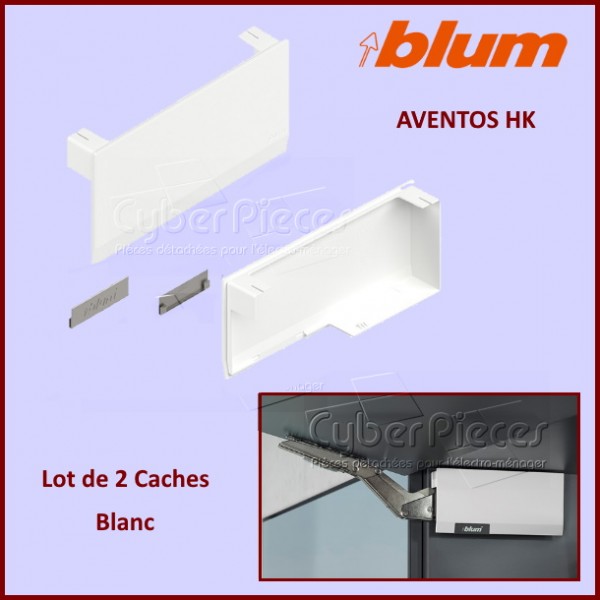 Lot de 2 Caches Blanc Blum AVENTOS HK - 22K8000