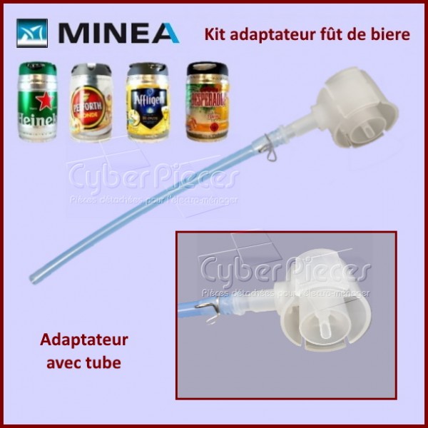 Adaptateur Heineken Transparent avec son tube CYB-233125