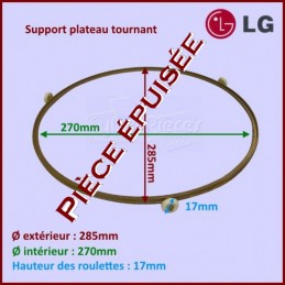 Plateau tournant en verre diamètre 300mm + entraîneur + support, Micro-ondes,  74X7599