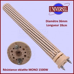 Résistance chauffe-eau stéatite 1500W - MONO - Diam 36mm CYB-158824