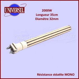 Résistance chauffe-eau stéatite 2000W - MONO CYB-158671