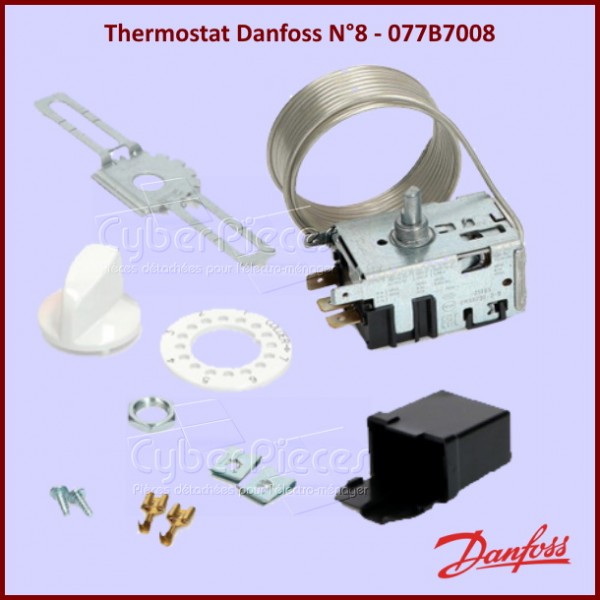 Thermostat Danfoss N°8 - 077B7008