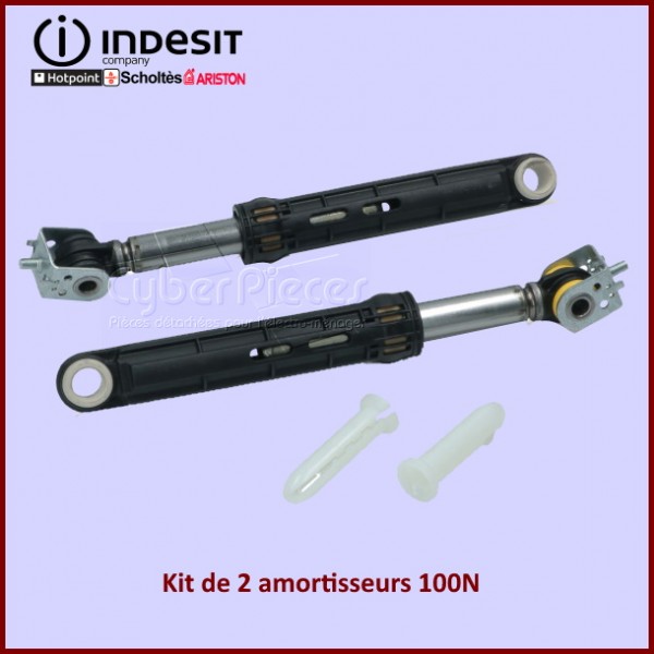 Kit de 2 amortisseurs 100N Indesit C00290703 CYB-416320