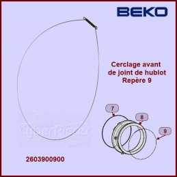 Cerclage avant de manchette Beko 2603901200 CYB-272285