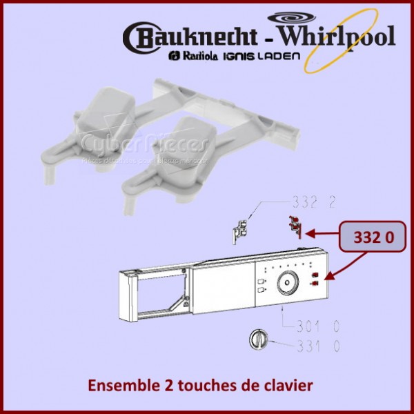 Ensemble touches Whirlpool 481010453065 CYB-213585