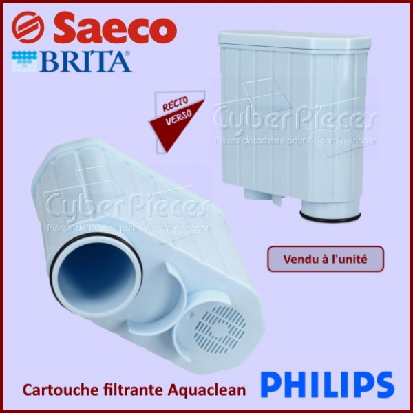 Lot de 4 filtres pour cafetières Philips Saeco Aquaclean Ca6903-- 