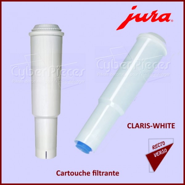Cartouche filtrante CLARIS-WHITE Jura