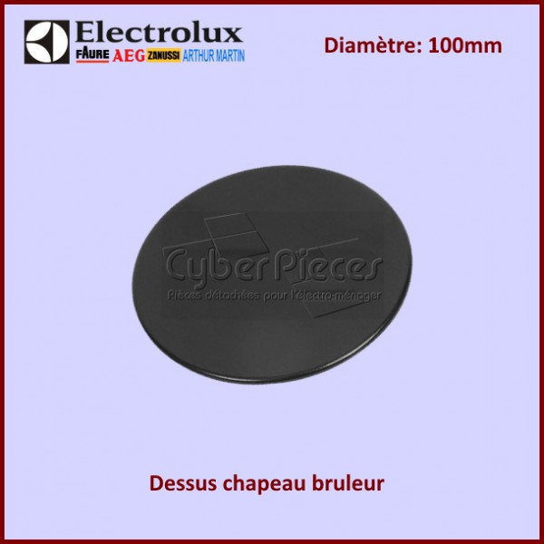 Dessus chapeau bruleur Electrolux 3540139072 CYB-153195