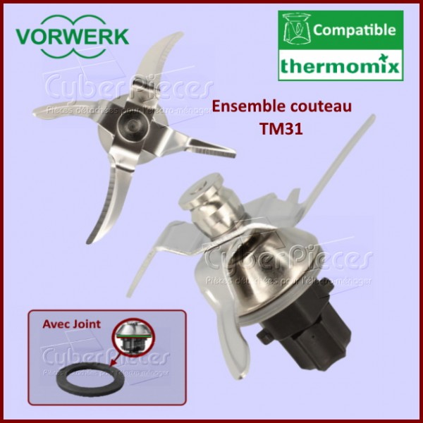 Couteaux + joint Thermomix TM31 30525 - Pièces robots ménagers