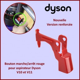 91152303 bouton de verrouillage gris pour aspirateur dyson