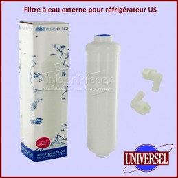 Filtre eau USC100 externe universel pour réfrigérateur américain
