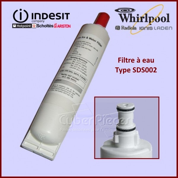 Filtre à eau Type SBS002 pour réfrigérateur Us CYB-014007