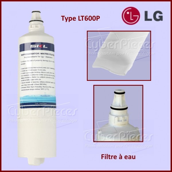 Filtre à eau pour réfrigérateur Us - LG 5231JA2006F - lt600p