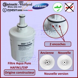Filtre à eau 2 encoches Aqua Pure Origine Samsung - Whirlpool CYB-037471