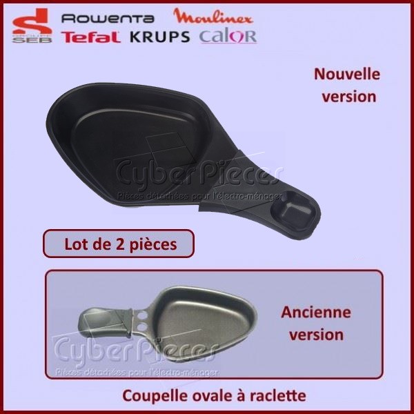 Accessoire Raclette 2 coupelles ovales XA400102