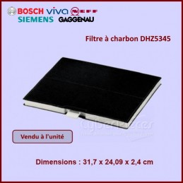 Filtre charbon type f16 480122100934 pour Hotte