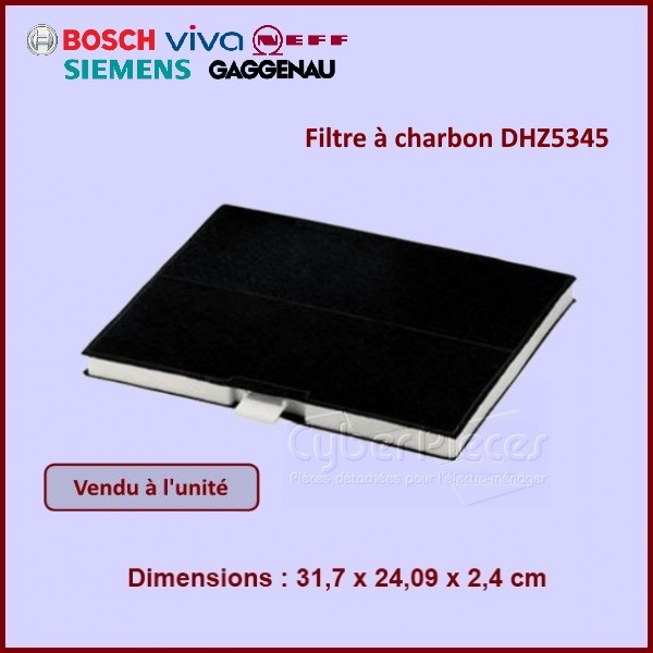 Filtre à charbon DHZ5345 Bosch 11026771 CYB-302814