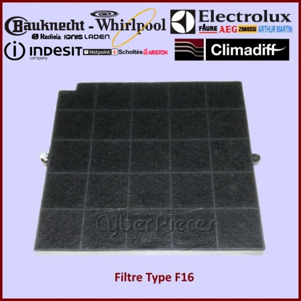 Filtre charbon Type F16 - AFFCAF16CS CYB-215411