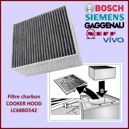 Filtre charbon COOKER HOOD LC68BD542 Bosch 11033934 CYB-217170