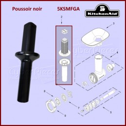 Poussoir noir W11445827 Kitchenaid 5KSMFGA CYB-417587