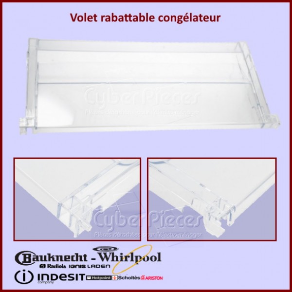 Volet rabattable Indesit C00647781