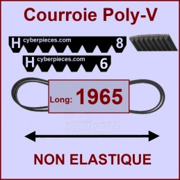 Courroie 1965H6 / 1965H8 non élastique CYB-003698