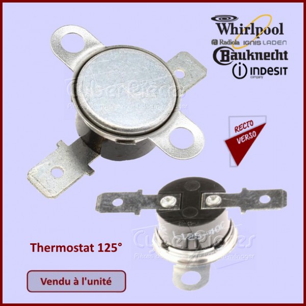 Thermostat 125° de magnetron Whirlpool 481228208006 CYB-184601