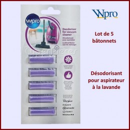 Desodorisant aspirateur lavande pour Aspirateur Wpro