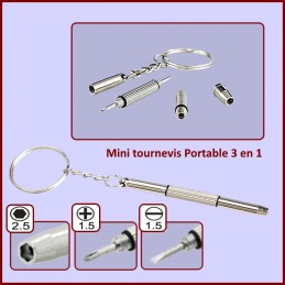 Mini tournevis Portable 3 en 1