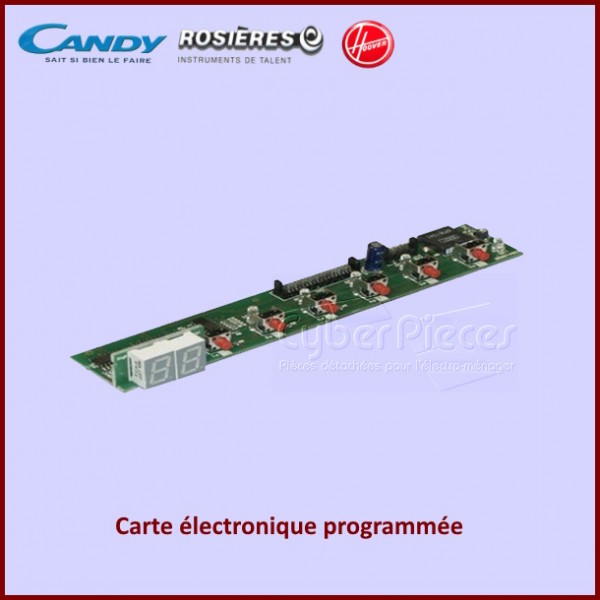 Carte électronique programmée Candy 41012532 CYB-177023