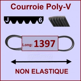 Courroie 1397J6 non élastique CYB-200943