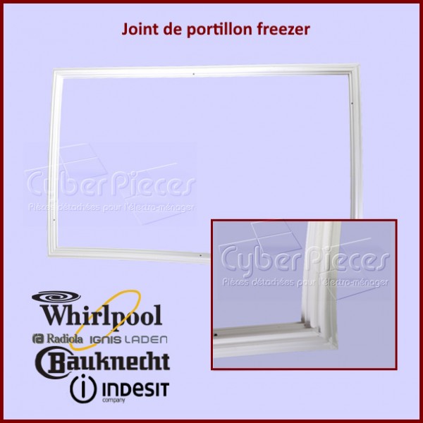 Joint de portillon freezer Whirlpool 481244079243