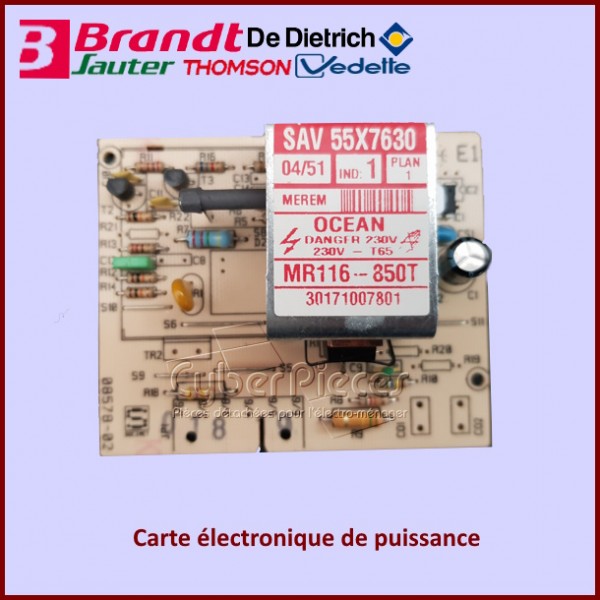 Carte électronique Brandt 55X7630 CYB-381390