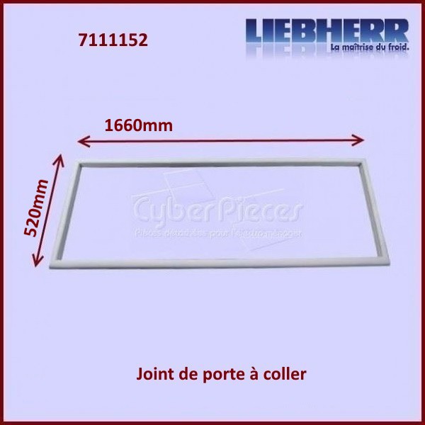 Joint de porte 1660x520mm Liebherr 7111152 CYB-192057