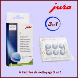 Pastilles de nettoyage 3 en 1 Jura 24225 CYB-195201