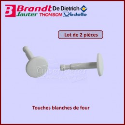 Lot de 2 Touches blanches Brandt 77X3390 CYB-248013