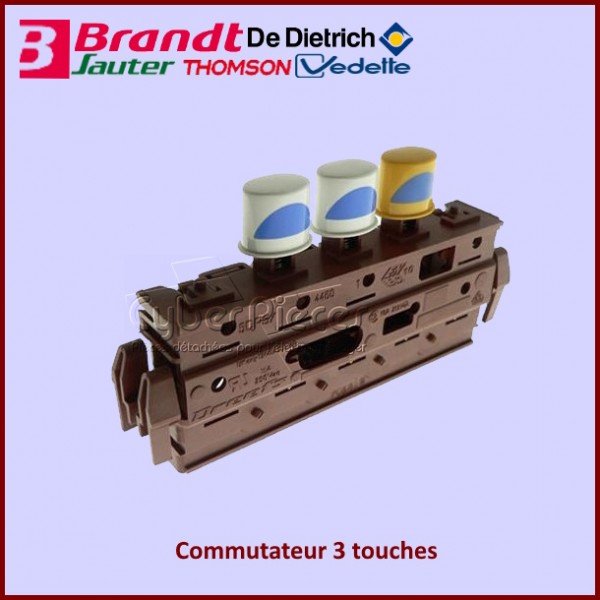 Commutateur 3 touches V36H000C8 CYB-111812