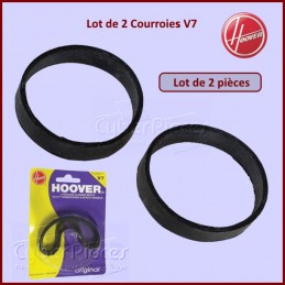 Lot de 2 Courroies V7 Hoover 09020165 CYB-051613