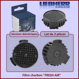 Lot de 2 Filtres charbon type "FRESH AIR" Liebherr 9881116 CYB-402095
