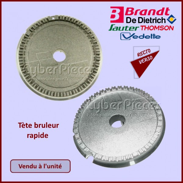 Tète bruleur rapide Brandt 70X1083 CYB-233811