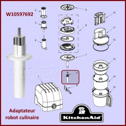 Adaptateur robot culinaire KitchenAid W10597692 CYB-259040