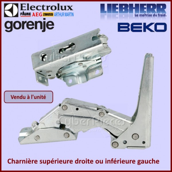 Charnière supérieure droite / inférieure gauche Electrolux 2211202045 CYB-135108