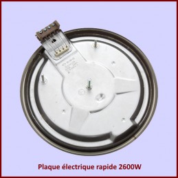 Plaque électrique rapide 2600W Ego 18.22463.018 CYB-129848