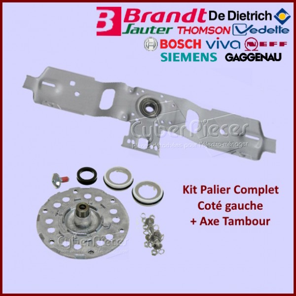 Kit Palier Complet gauche + Axe Tambour GA-105828