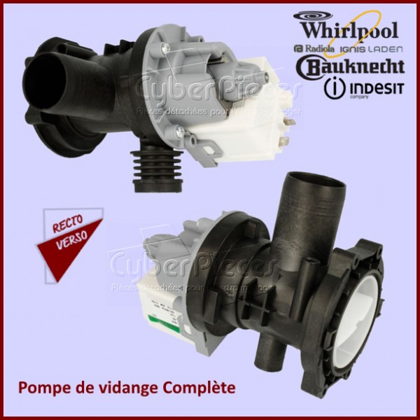 Pompe de vidange Complète Indesit C00855480 CYB-001052